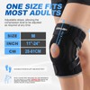 Knee Support Men/Women with Patella Gel Pads & Side Stabilisers,