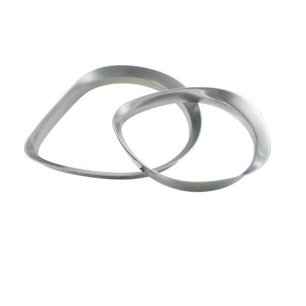 Tsuchiya Yac SY-C6 Cup Holder Plated Rings, Model-Specific Vehicle Accessories, for Toyota C-HR