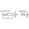 Desunia 5mm Spoon Style Cabinet Shelf Support Pegs | Antique