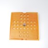 Tsumikiya Wooden Solitaire Board Game with Marbles Traditional Game Peg