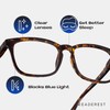 Readerest Blue Light Blocking Reading Glasses (Tortoise, 1.25 Magnification) Computer