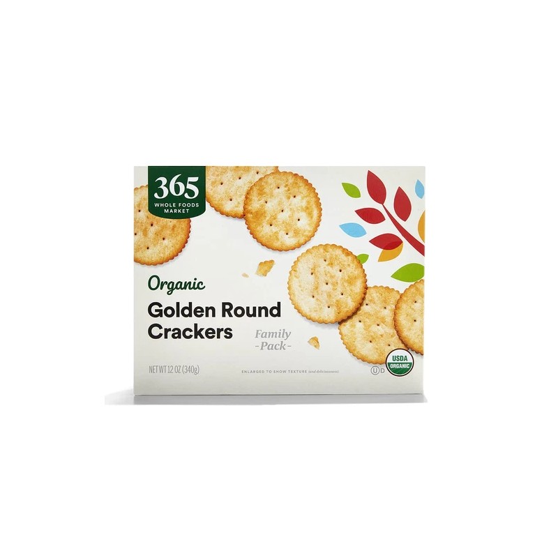 365 by Whole Foods Market Golden Round Crackers 12 Ounce