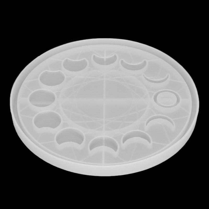Moon Phase Tray Mold Lunar Eclipse Crescent Epoxy Resin Casting