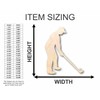 Unfinished Wood Golfer Shape Sporting Craft up to 46" DIY