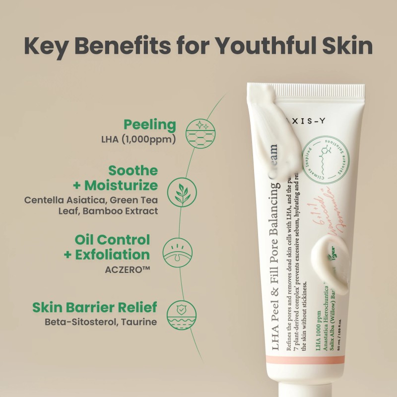 AXIS-Y [AXIS-Y]LHA Peel & Fill Pore Balancing Cream 50ml