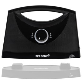 SEREONIC Extra Speaker Receiver Only Wireless TV Speaker System – TRANSMITTING Base and Audio Cables NOT Included – Pairs with BT-200 for Use of Multiple Speakers Around The House