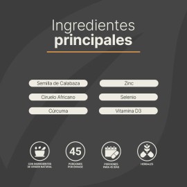 Suplemento Para La Próstata De 90 Cápsulas. Pros B Life Sabor Sin sabor