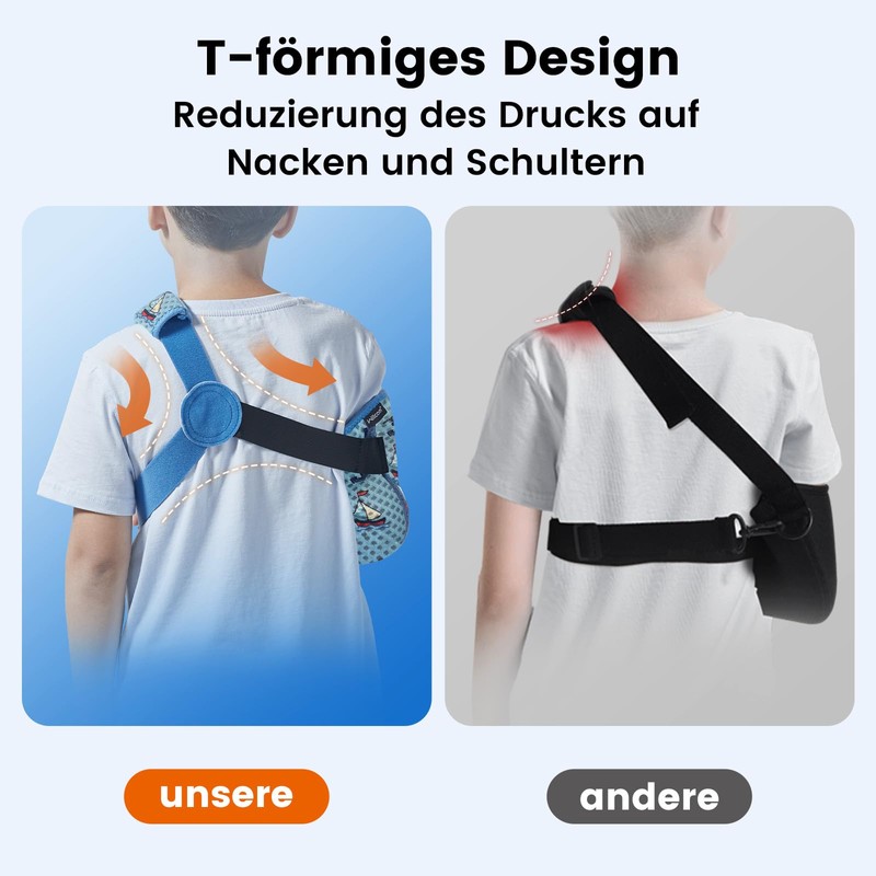 Willcom Arm Sling for Children with Waist Belt, Breathable Arm
