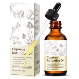 Organic Cyprus Roundus Oil - Natural Herbal Hair Removal Body Oil | Reduces Unwanted Hair Growth, Moisturizes & Soothes Skin, Minimizes Pores | Suitable for All Skin Types