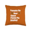 Pumpkin Pie Lovers Pumpkin Pie Spices Desserts Fall Decor Throw