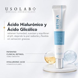 Crema Facial Antiarrugas con Retinol y Ácido Hialurónico 30 ml