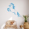 Vinyl Wall Decal Horse Riding Stallion Wild Animal Mustang Stickers