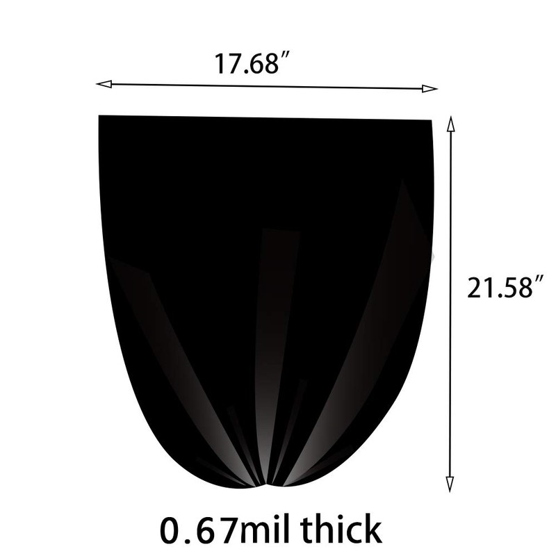 Eagrye Black 3 Gallon Small Trash Bag, Trash Can Liners,