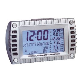 Auto Islamic Azan Clock QAC-2086 (Silver Color)