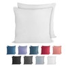 Komfortec 100% Cotton Cushion Covers Set of 2 40 x