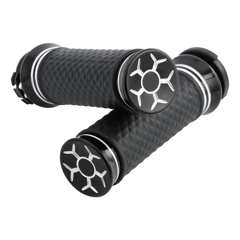TCT-MOTORPARTS 1" Handlebar Hand Grip Fits for Harley Touring Street