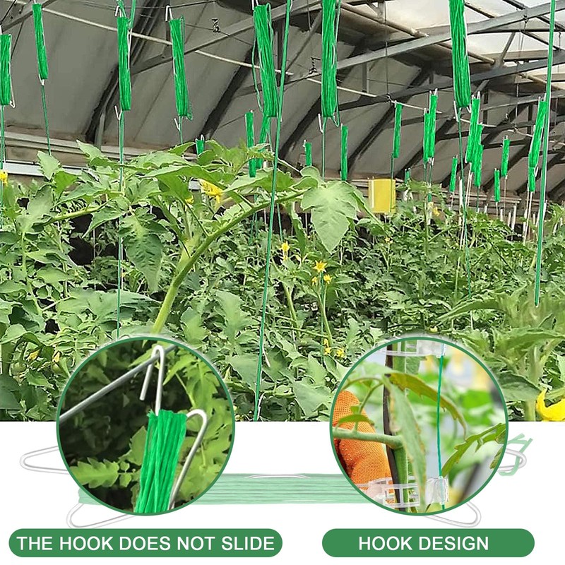 LFBEST Tomato Hooks Set, 15 Pieces Tomato Hooks Metal with