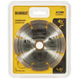 DEWALT DW47452HP Disco Diamantado Segmentado 4-1/2 x 7/8 x 5/8 pulg