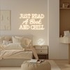 Neonawall Just Read a Book and Chill White LED Neon