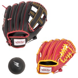 Rakuten Golden Eagles x GP Baseball Parent and Child Catch Ball Glove Set, Soft Ball Included, Right Throw Set