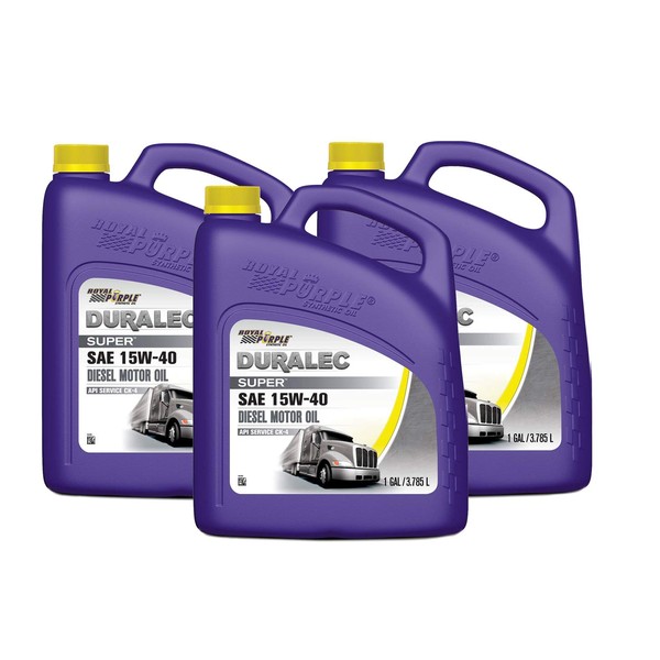 Royal Purple 43154 15w40 Multi-Grade Oil Case Gallon, 3 gallon,