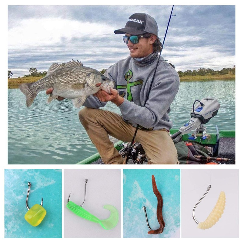 550pcs Fishing Hooks and Fishing Bait set, High Carbon Steel