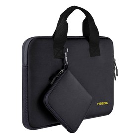 HSEOK Elastic Laptop Case 13 inch Briefcase with Small Accessory Case for 13" MacBook Pro 2016-2021 M1/A2338 A2251 A2289 A2159, MacBook Air 2018-2021 M1/A2337 A2179 A1932, XPS 13,B02K01