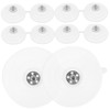 NOLITOY 30pcs Transparent PVC Suction Cups Screw for Secure Holding