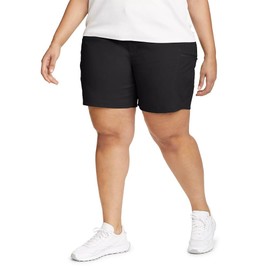 Eddie Bauer Womens Rainier Shorts, Black, 10 US