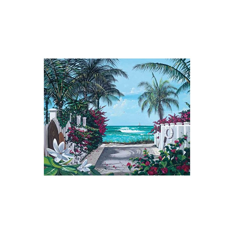 Path Paradise 240-75b-4 Artwork Micro Fiber Cleaning Cloth Hawaiian Flower