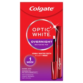Colgate Colgate Optic White Overnight Teeth Whitening Pen, Teeth Stain Remover to Whiten Teeth, 35 Nightly Treatments