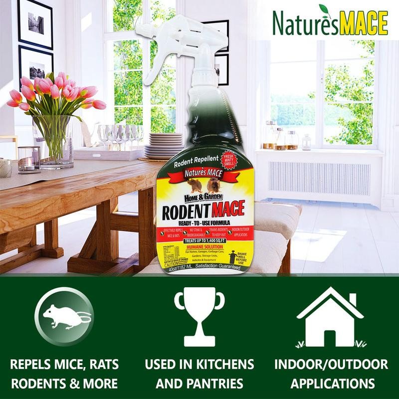 Rodent MACE Rodent Repellent - Spray or Concentrate - Size:
