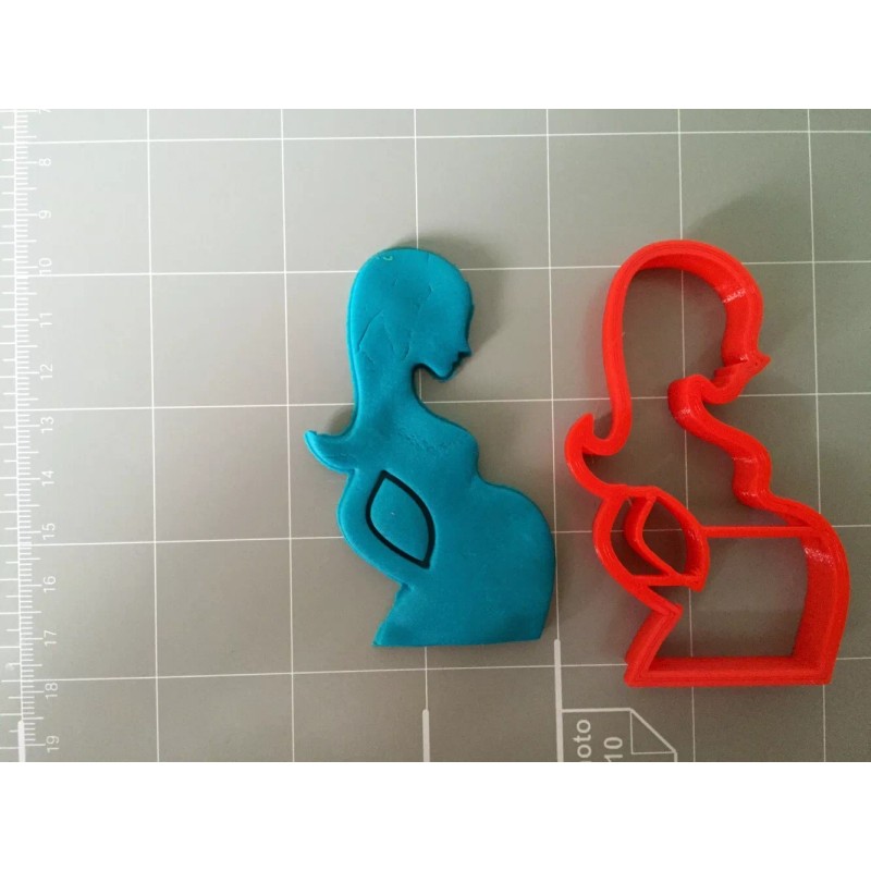 cookiecutz pregnant women Cookie Cutter - Maternity cookie cutter