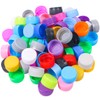 100 pcs Plastic Bottle Caps DIY Craft Plastic Bottle Lids