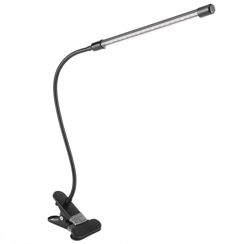 10W USB Powered LED Plant Lamps Full Spectrum ClipOn Grow