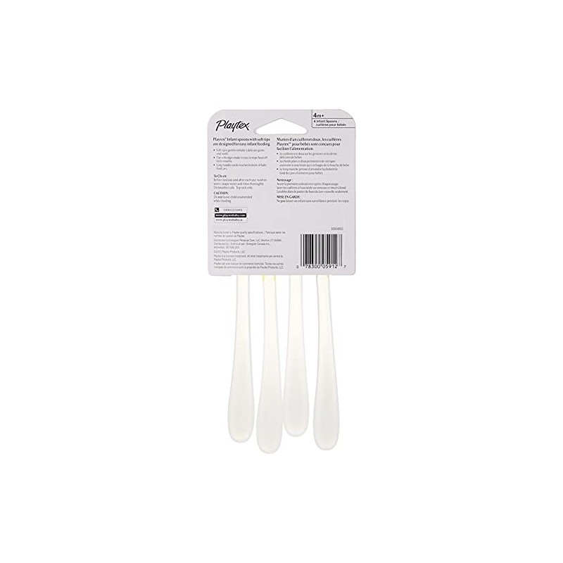 Mealtime Infant Spoons - Pack of 4 (Colors Vary)