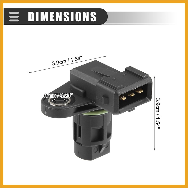 Partuto Camshaft Position Sensor, for Hyundai Elantra 2003-2016, ABS, No.3935023700/3935023910,