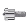 Truper Expert PUDE-1205, Estuche con 5 puntas cruz PH2 muro