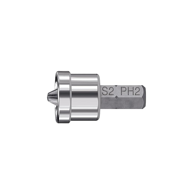 Truper Expert PUDE-1205, Estuche con 5 puntas cruz PH2 muro