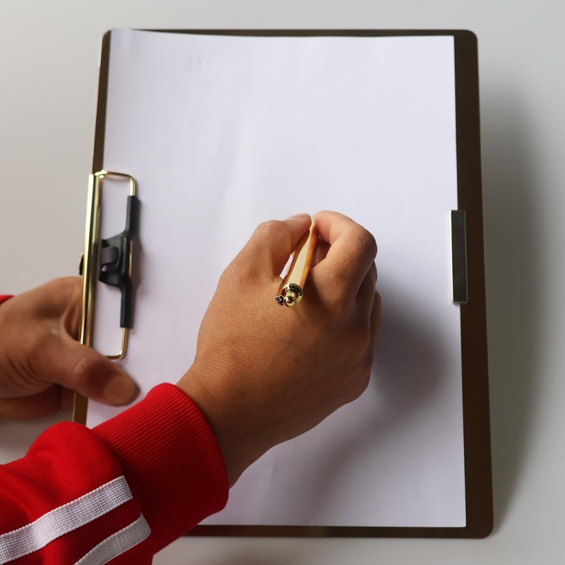 Stainless Steel Magnetic Clipboard with Pen - Multiple Sizes, Magnetic