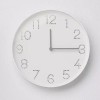 Ikea Wall Clock Tromma White 9 3/4" Analog clock Modern