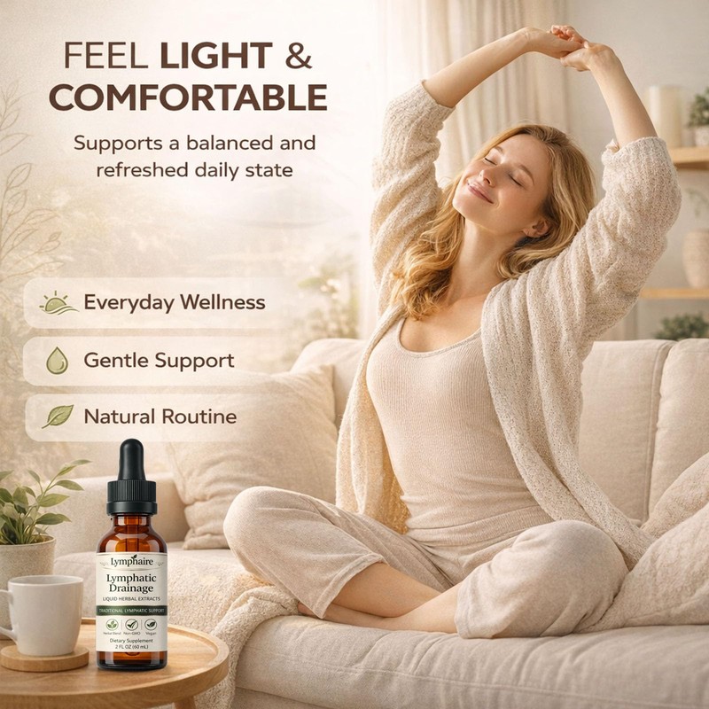 Aacnre Lymphlite Lymphatic Drainage Drops, Bloat Relief & De-Puff Ankles