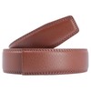 COTIDI Mens Leather Ratchet Belt Without Holes 35mm Wide No