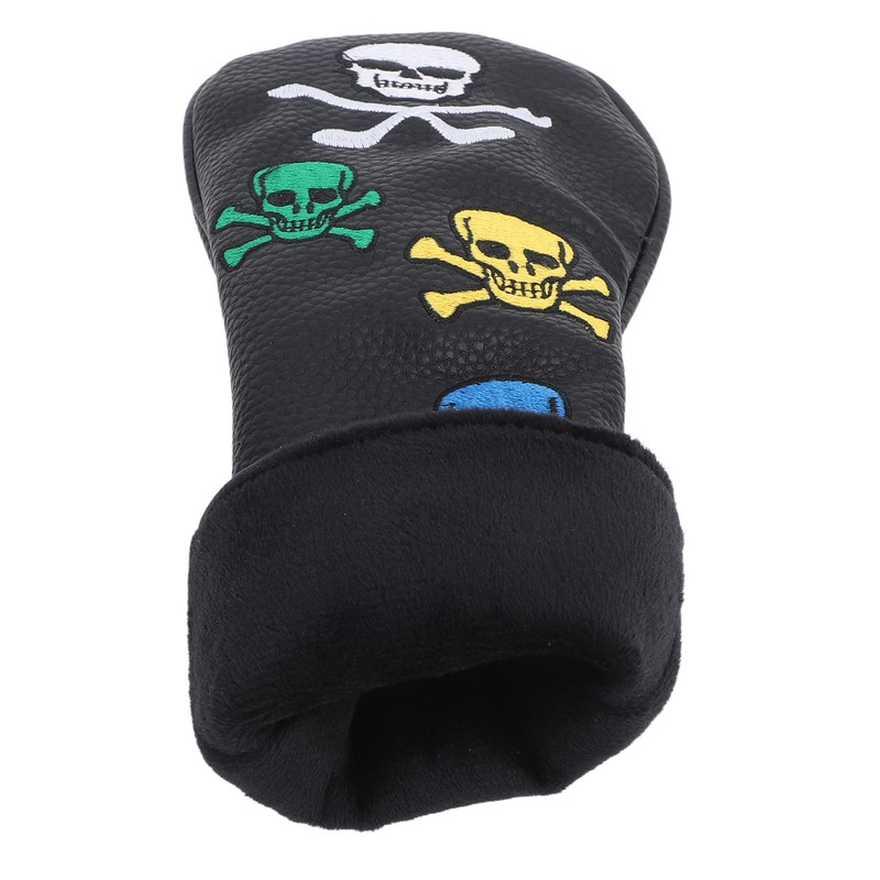 4Pcs Skull Golf Club Head Covers Golf Club Headcovers Colorful