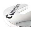 Pair Set Compatible with Cummin Turbo Emblem 3D Fender Badges