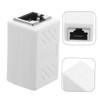 Mikinona Compact Ethernet Adapter Connector Female to Female Coupler for