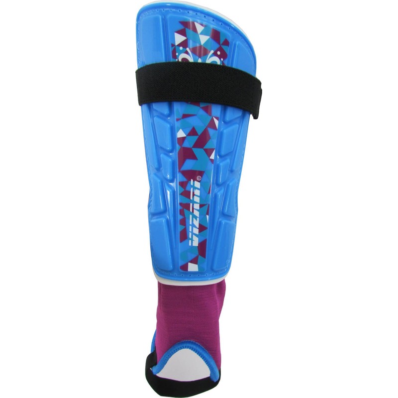 Vizari Frost Shin Guard Blue/Maroon Small