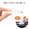 Sanwa Supply FC-MMC10SD Memory Card Clear Case (For SD), Pack