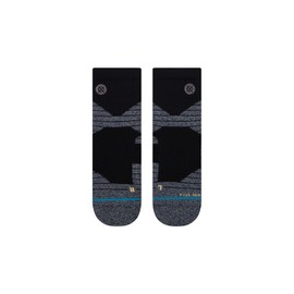 Stance ICON SPORT QTR Men's Short Socks, BLACK (01000)