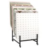tonchean 12-Tier Ceramic Tile Display Rack, Metal Floor Tile Samples